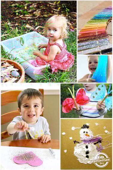 25 glitter crafts