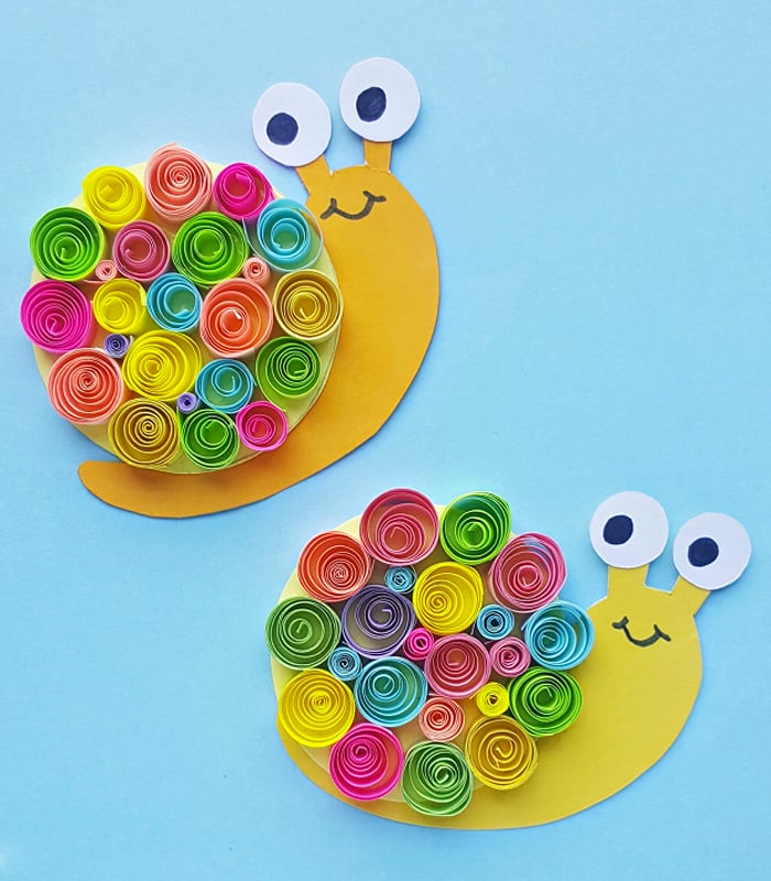 Construction-paper-crafts-craftymornig-Quilled-Paper-Snail-Craft