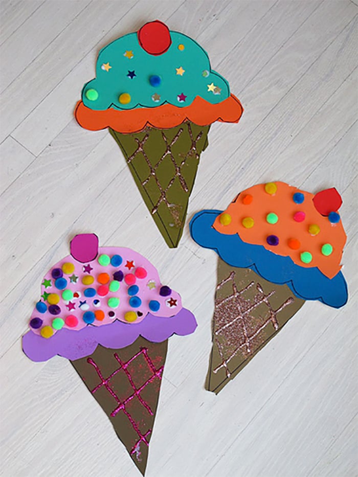 Construction-paper-crafts-funfamilycrafts-PAPER-ICE-CREAM-CONES