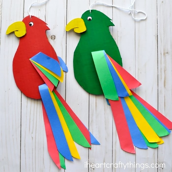 Construction-paper-crafts-iheartcraftythings-Colorful-and-Fun-Twirling-Parrot-Craft