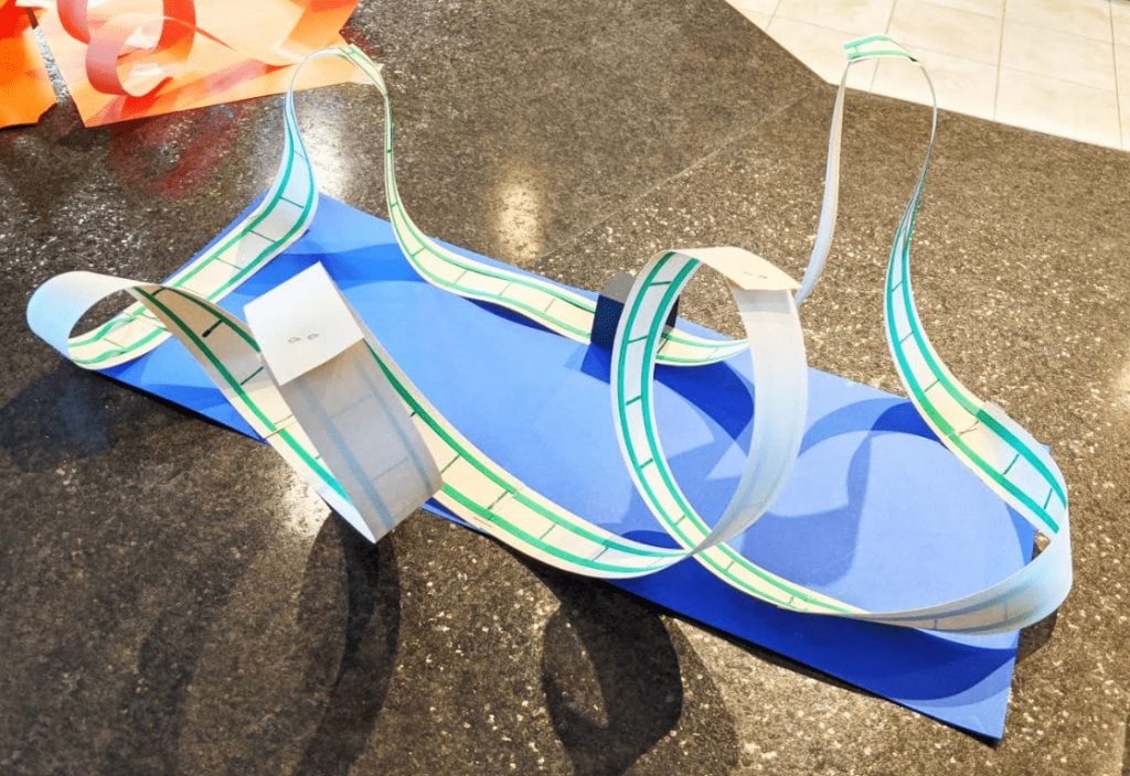 Construction-paper-crafts-teachingideas-STEM Activity-Make-Your-Own-Paper-Roller-Coaster
