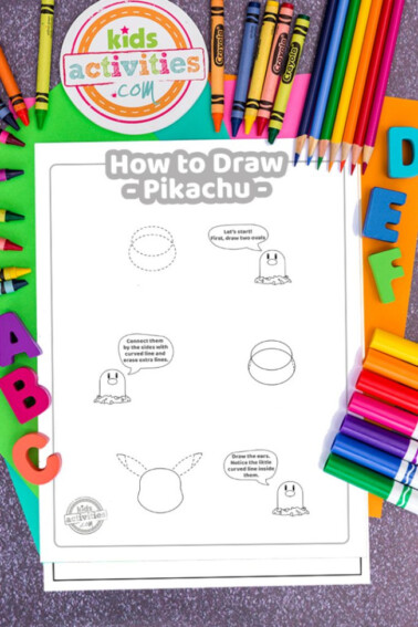 How To Draw Pikachu Tutorial