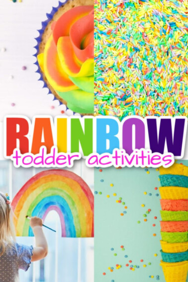 rainbow toddler activities
