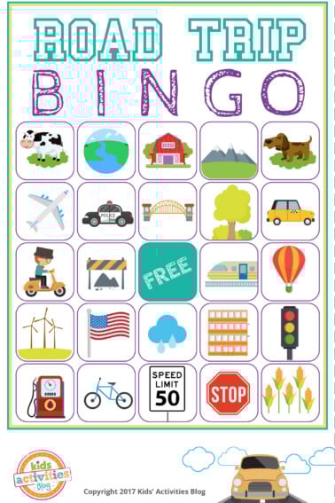 Road Trip Bingo - feature