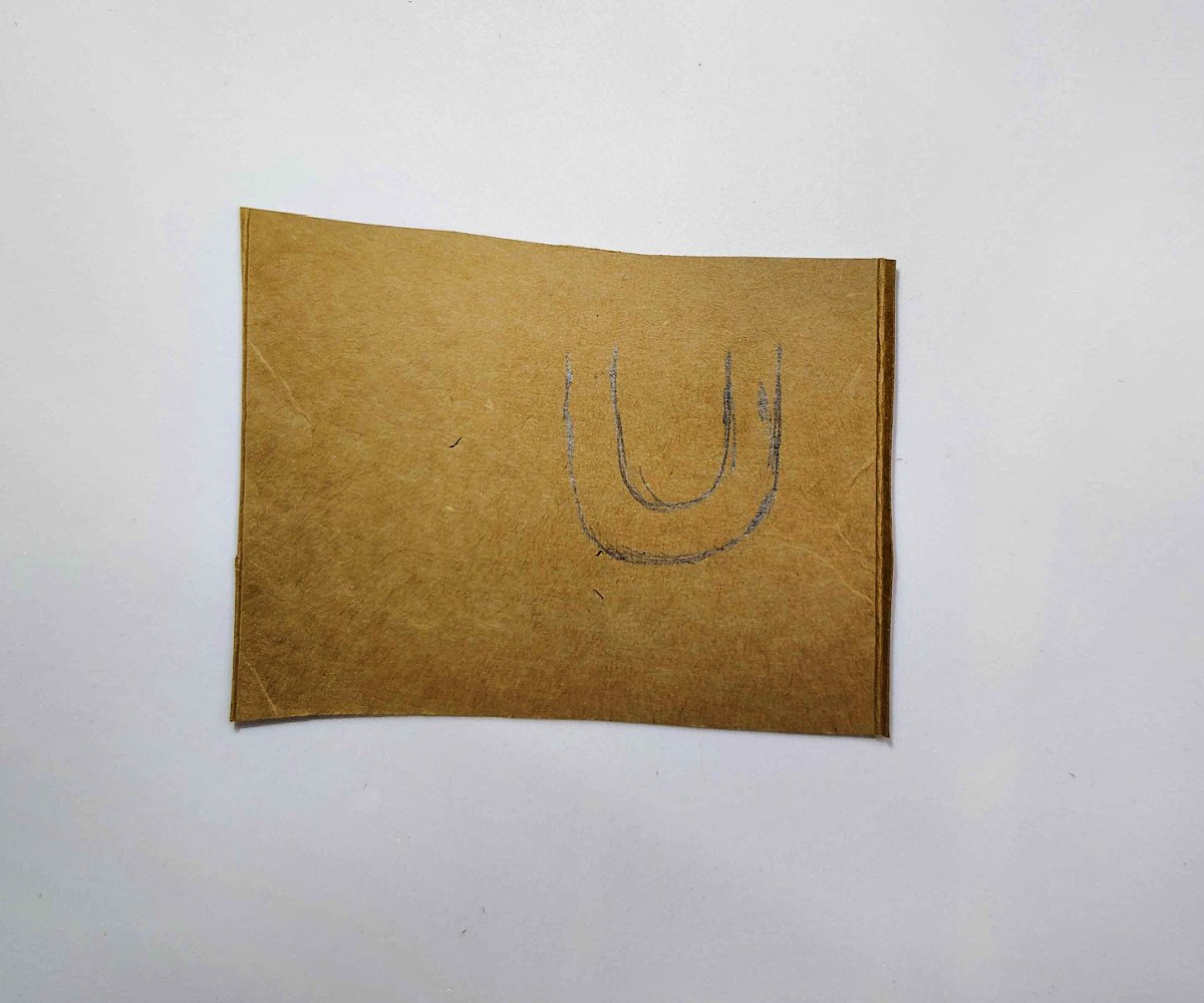 Paper Tea Cups- Step 4- U drawn on cardboard- Kids Activities Blog