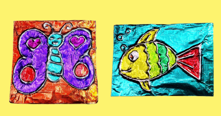 Colorful Foil Art