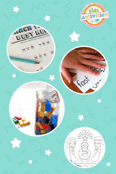 A compilation of activities related to january holidays, such as writing exercises, building legos, and more.